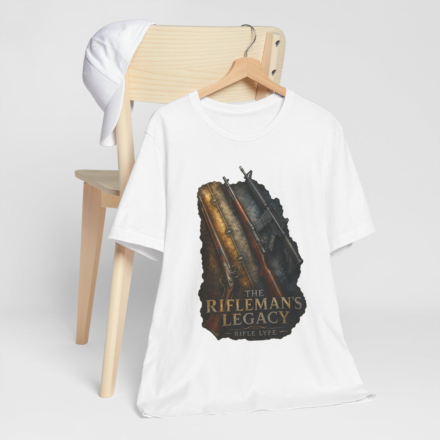 Rifleman’s Legacy T-Shirt — Vintage Hunting Rifle Graphic Tee