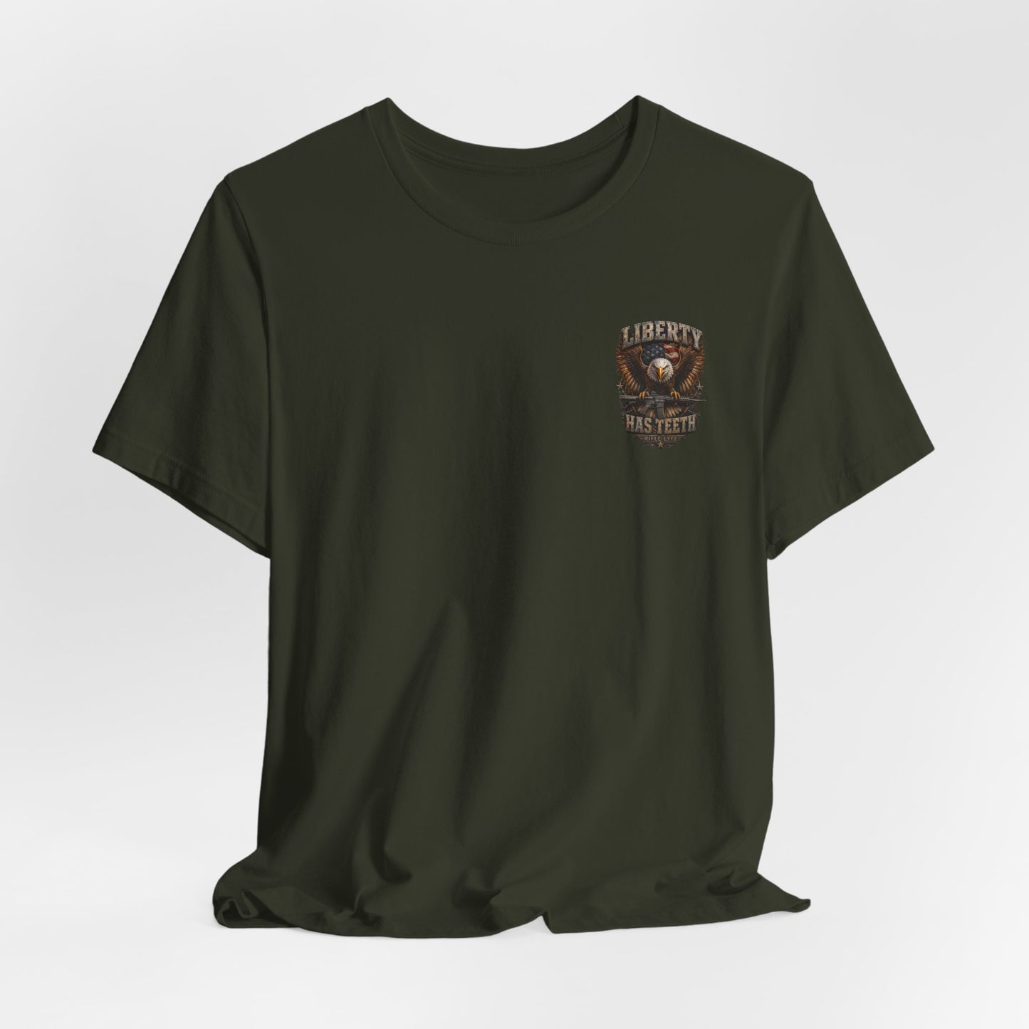 Liberty Tee — "Liberty Has Teeth" Patriotic Graphic T-Shirt