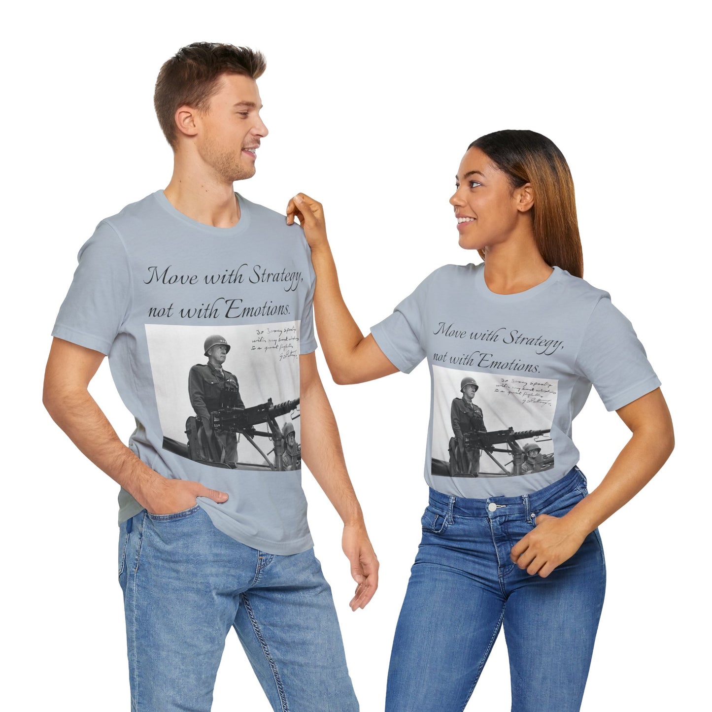 Move with strategy, not with emotion, General George Patton, WW2 General, Military General