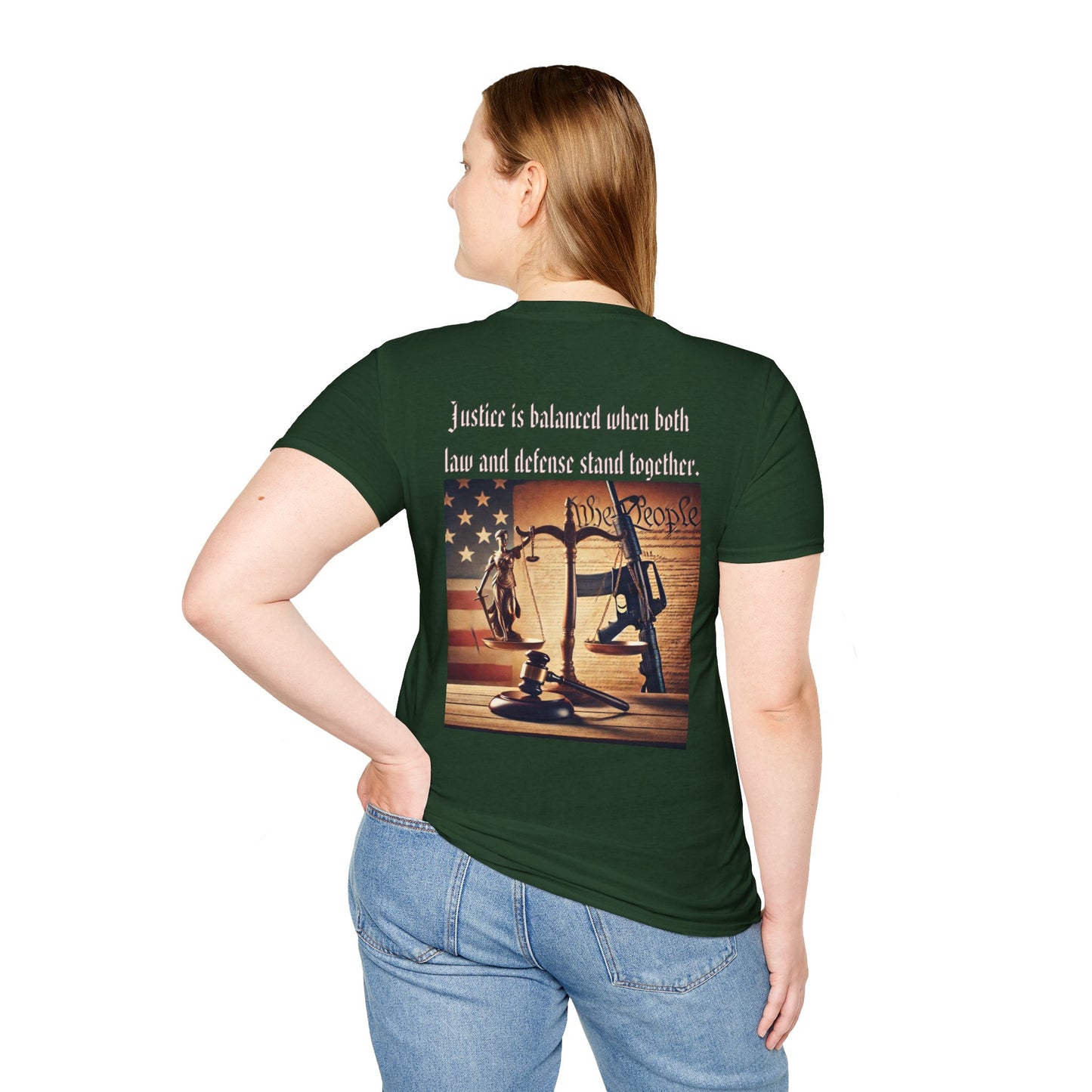 Justice in balance, military, balance of power and law, gift idea