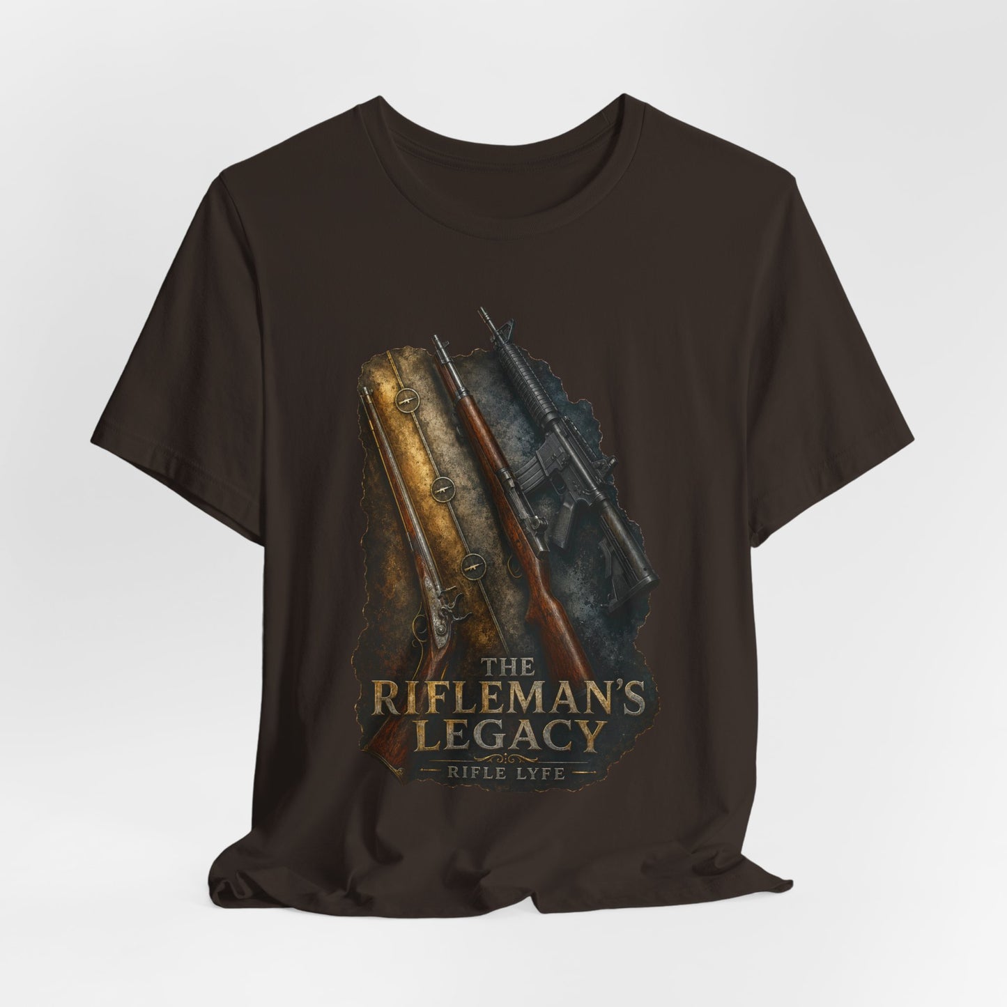 Rifleman’s Legacy T-Shirt — Vintage Hunting Rifle Graphic Tee