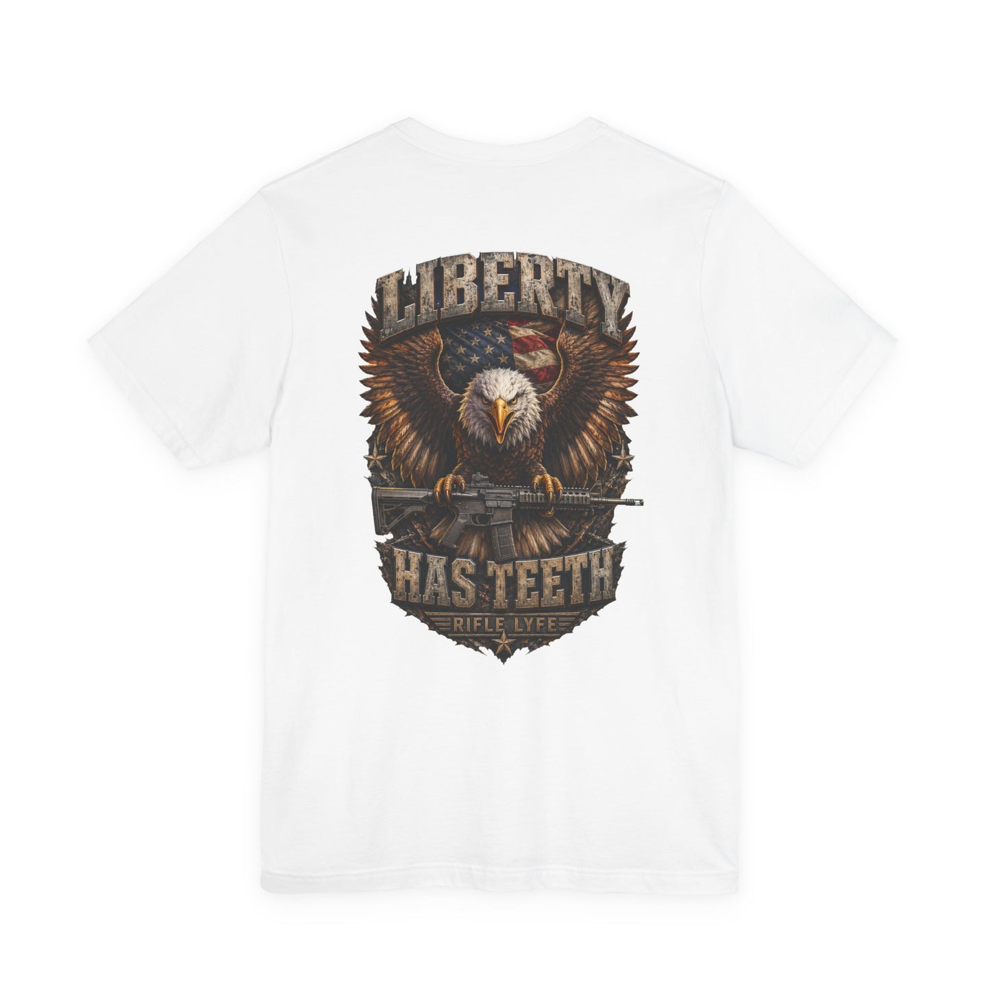 Liberty Tee — "Liberty Has Teeth" Patriotic Graphic T-Shirt