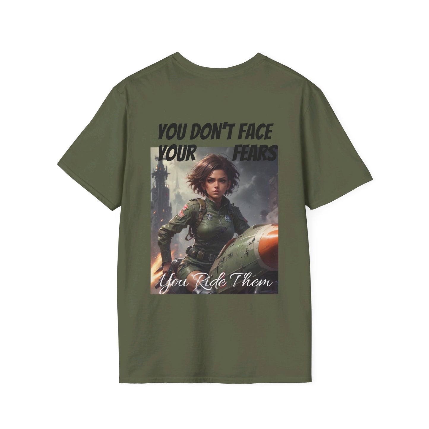 Ride Your Fears,  Military Courage Tee,  Courage, Brave