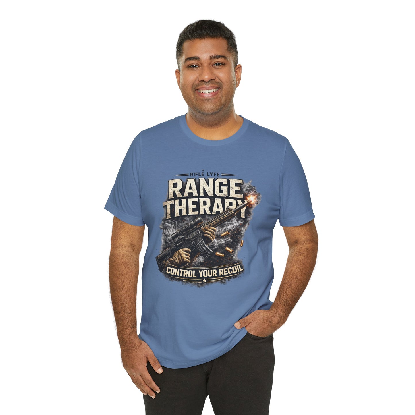 Range Therapy Shirt Shooting Range Shirt Funny Gun Shirt 2nd Amendment Shirt Tactical Shirt Pro Gun Tee Gift for Gun Lover Men