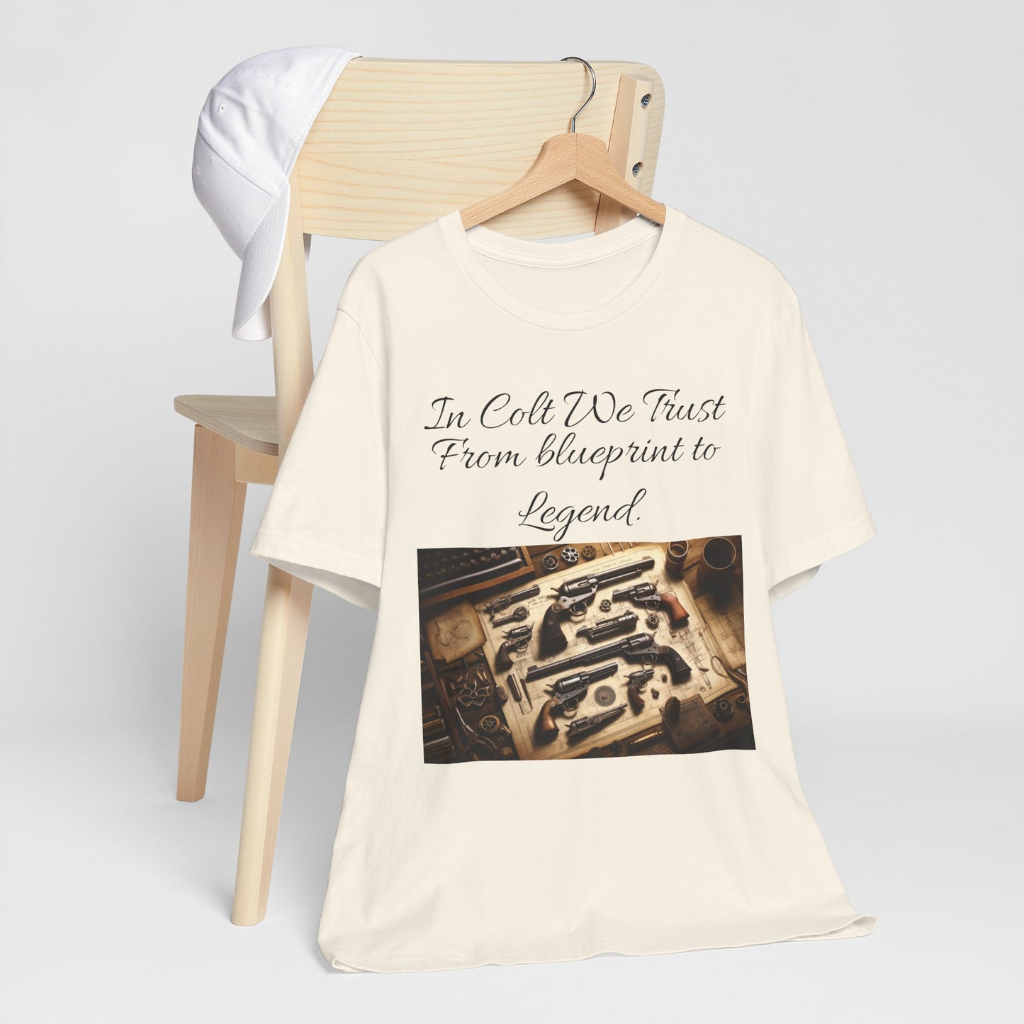 Gun Enthusiast Tee: In Colt We Trust, Firearm Lover Shirt, Shooting Sports Tee, Gift for Gun Owners, Vintage Firearms Apparel