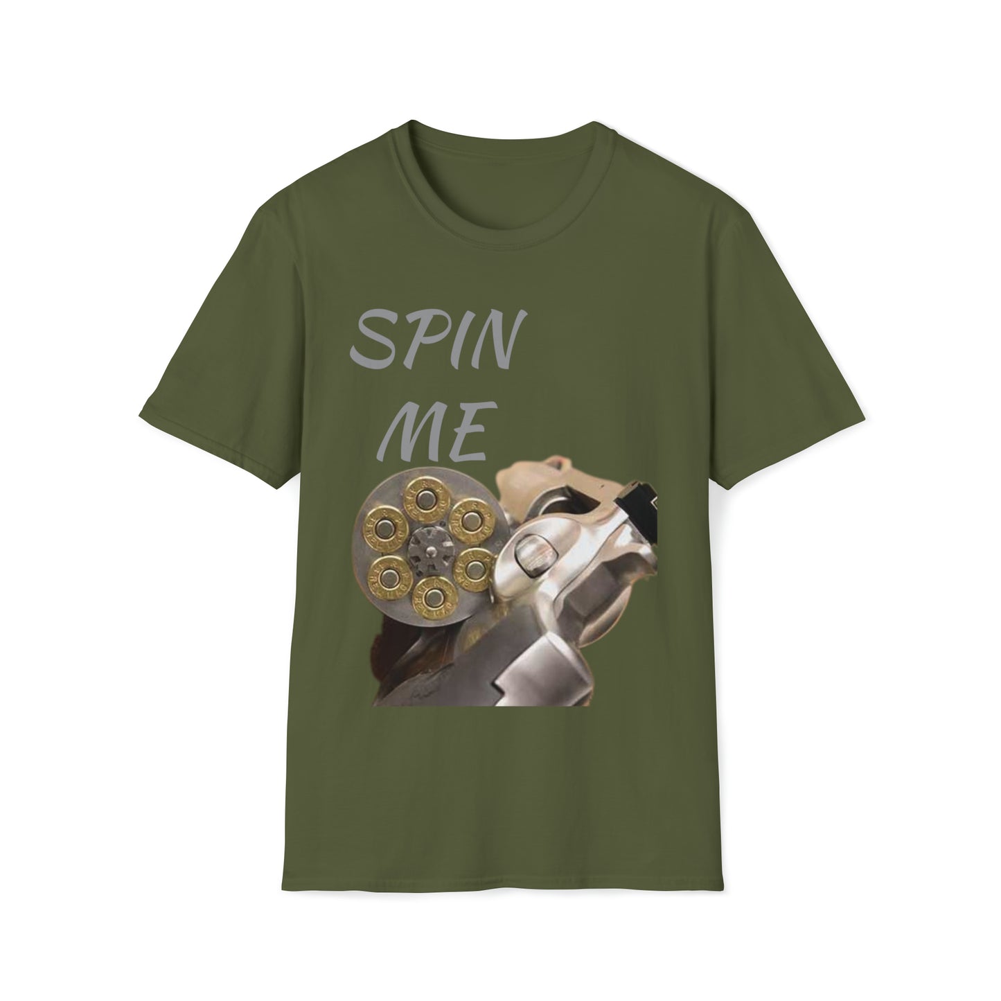 Unisex T-Shirt, 44 Magnum, Gun t-shirt, Spin Me words