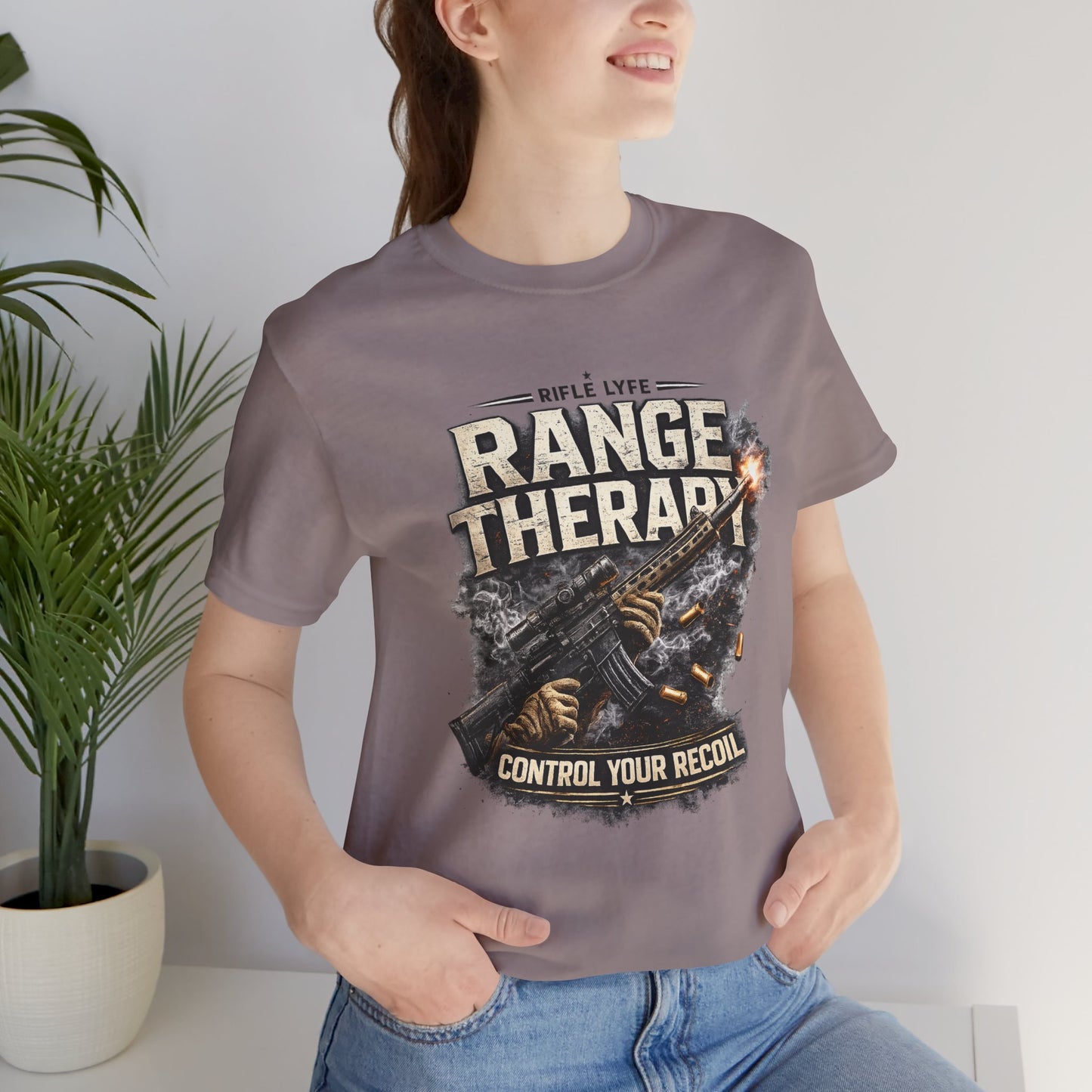 Range Therapy Shirt Shooting Range Shirt Funny Gun Shirt 2nd Amendment Shirt Tactical Shirt Pro Gun Tee Gift for Gun Lover Men