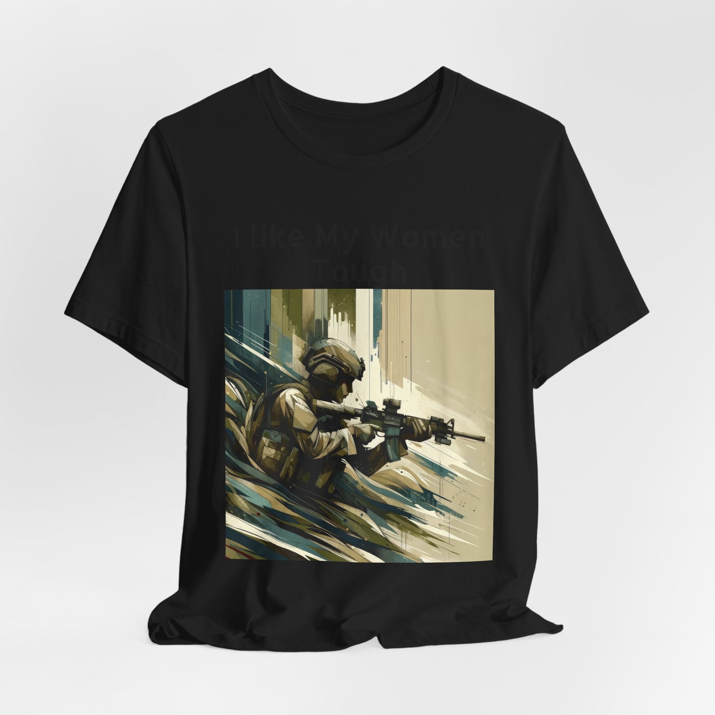 Tough female, female soldier, military tough