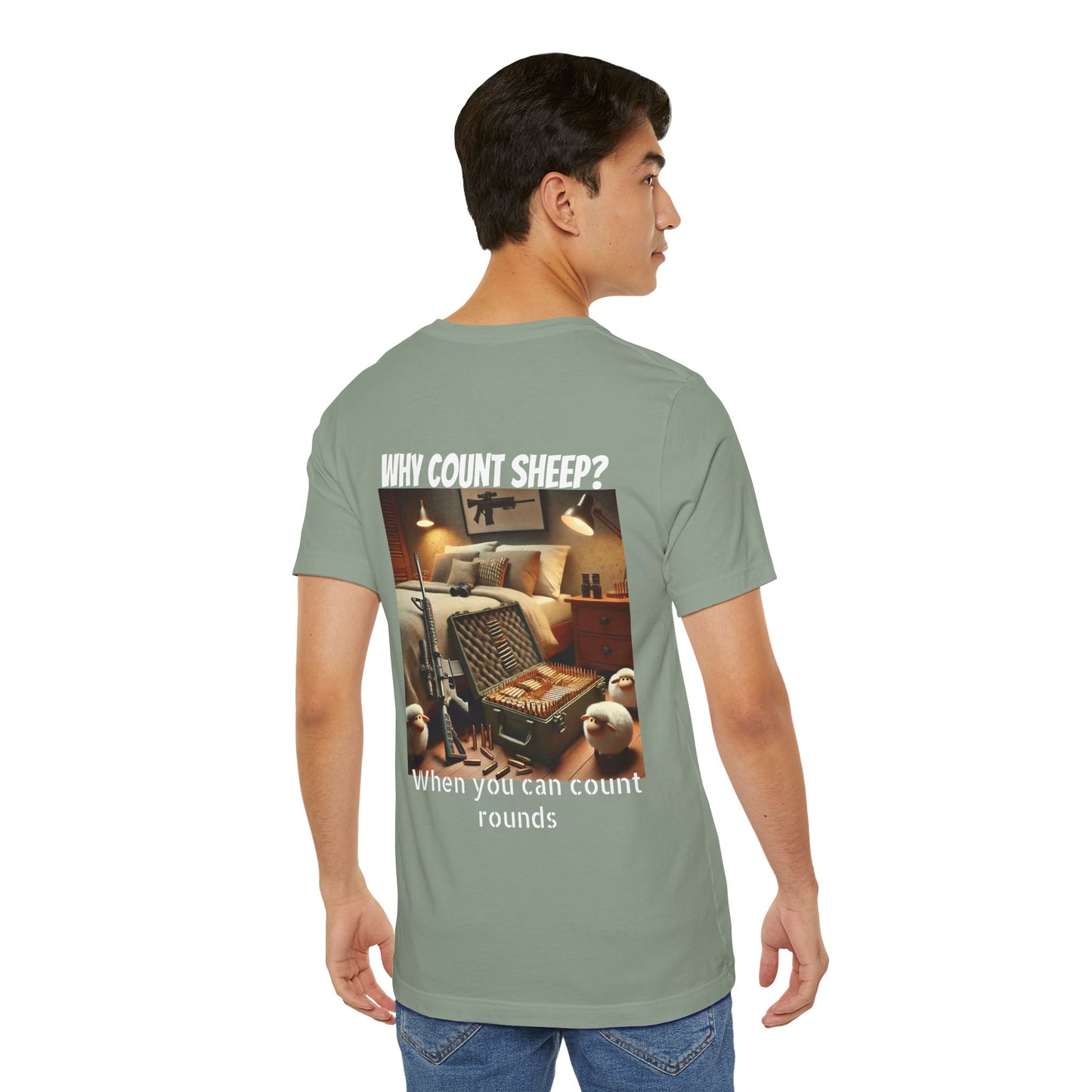 Funny Ammo Counting Unisex Tee, Sarcastic Bullet Collection T-Shirt, Humorous Munition Inventory Shirt, Hilarious Armament Count Top,