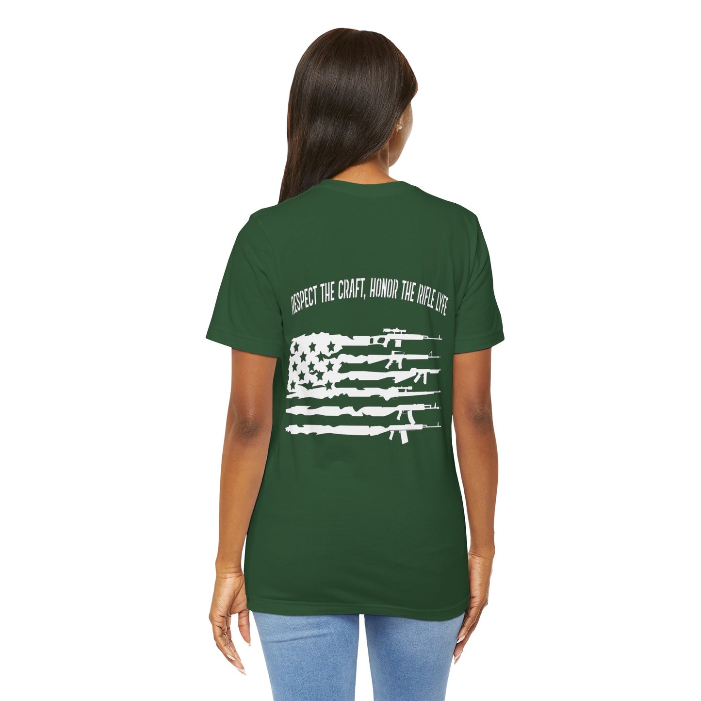 Respect the Rifle Lyfe Brand, Rifle Lover Gift, Gun Enthusiast Shirt, Second Amendment Apparel, Firearms Advocate Top