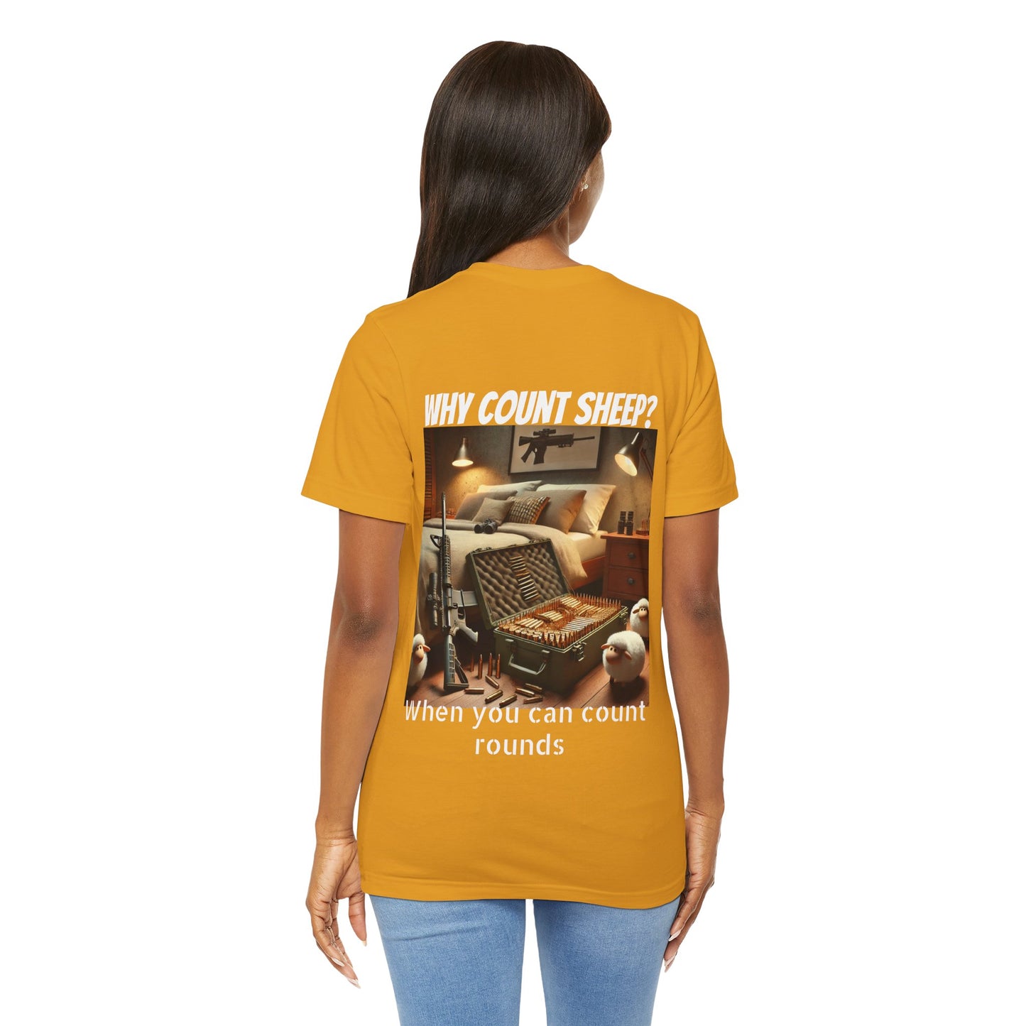 Funny Ammo Counting Unisex Tee, Sarcastic Bullet Collection T-Shirt, Humorous Munition Inventory Shirt, Hilarious Armament Count Top,