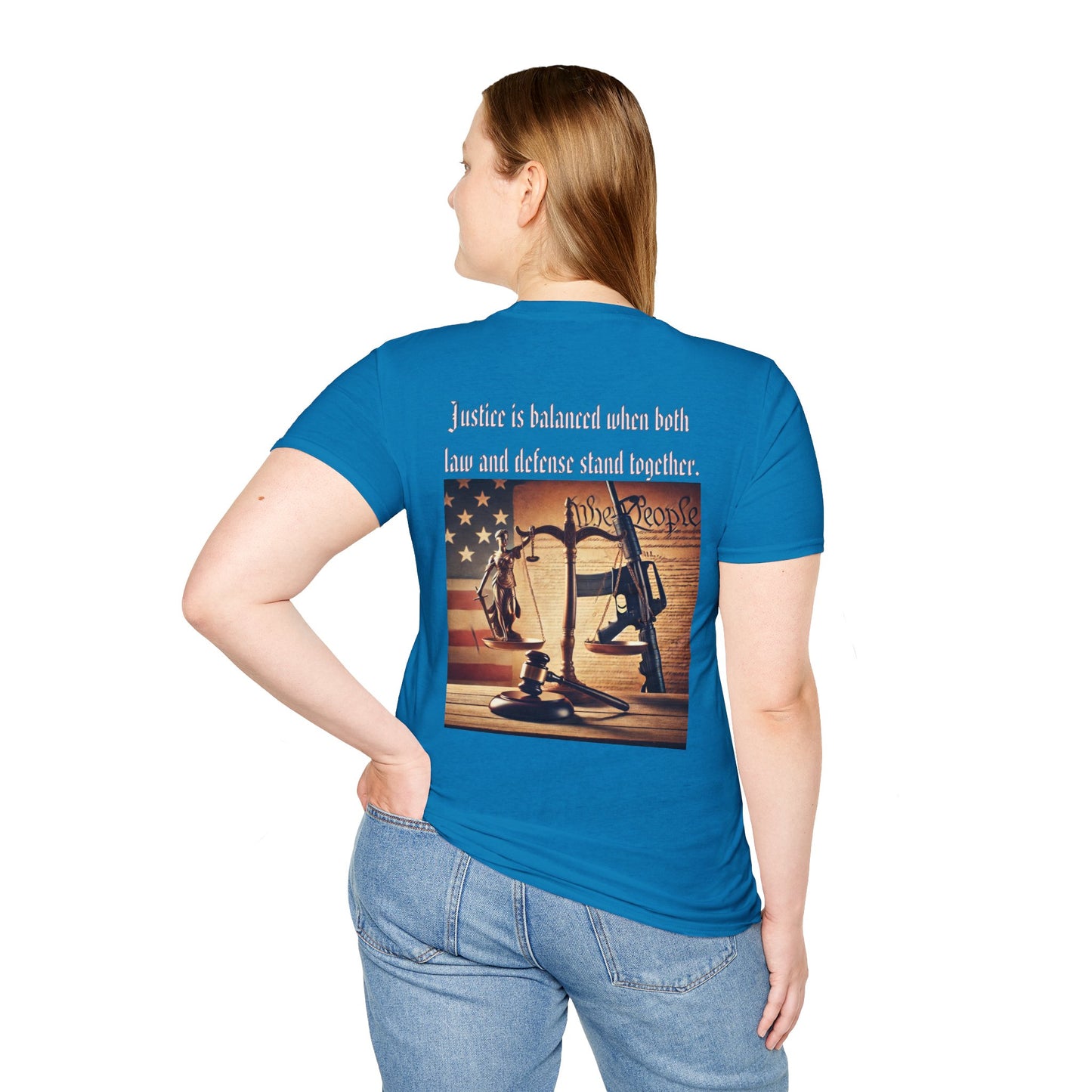 Justice in balance, military, balance of power and law, gift idea