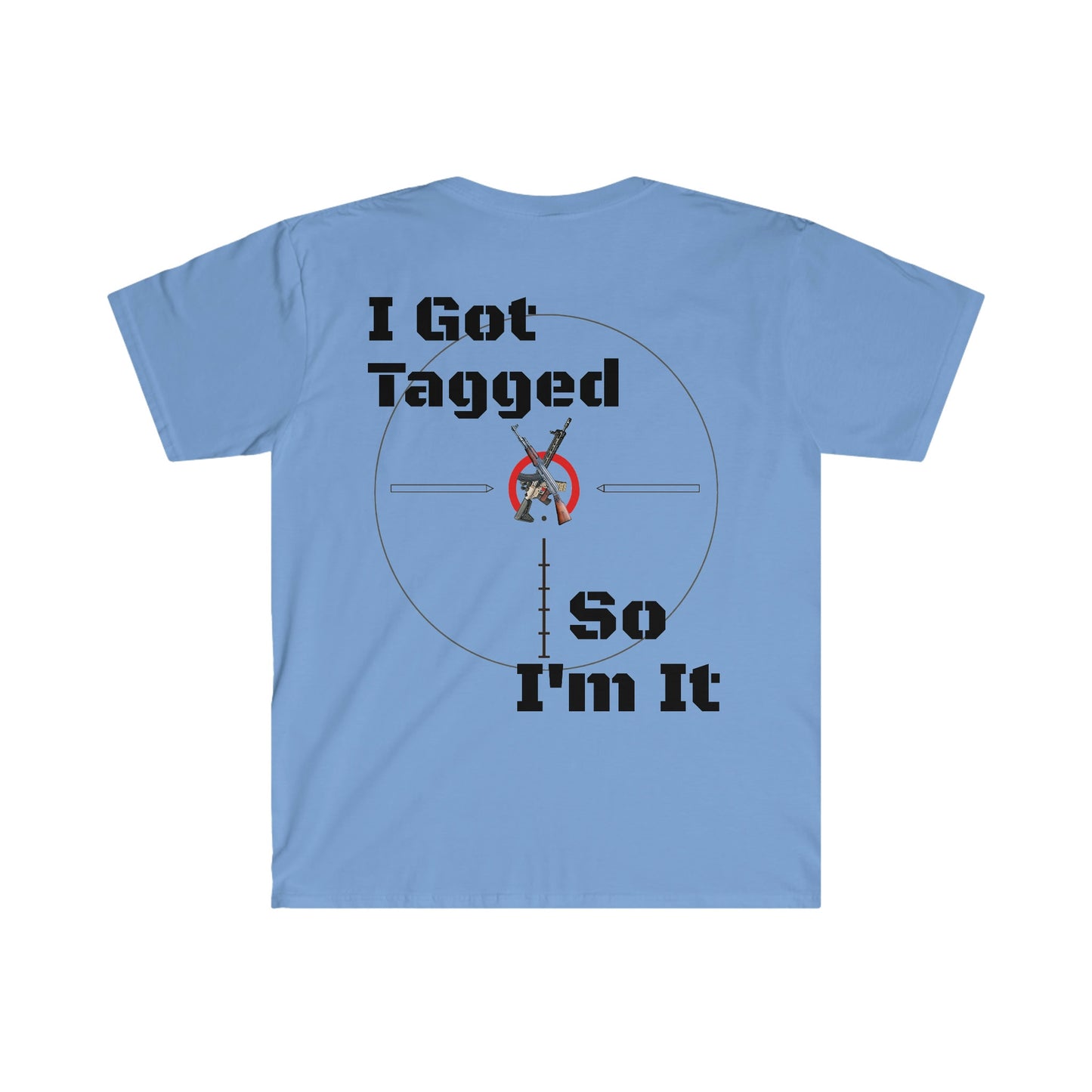 Unisex Softstyle T-Shirt, Reticle, scope, tag, rifles